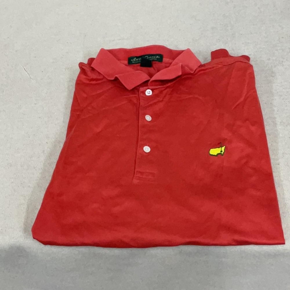 EUC Mens short sleeve MASTERS polo golf shirt